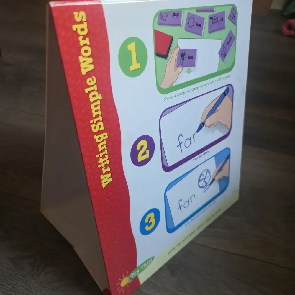 Lakeshore Learning Writing Simple Words Learning Center TT828 CVC Phonics Stamps